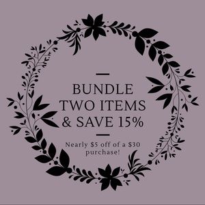 Bundle Two Items & Save $$$